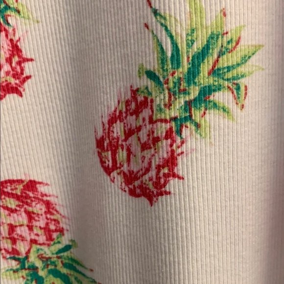 Time and Tru Multicolor Pineapple Tank Top XLarge - Picture 3 of 3
